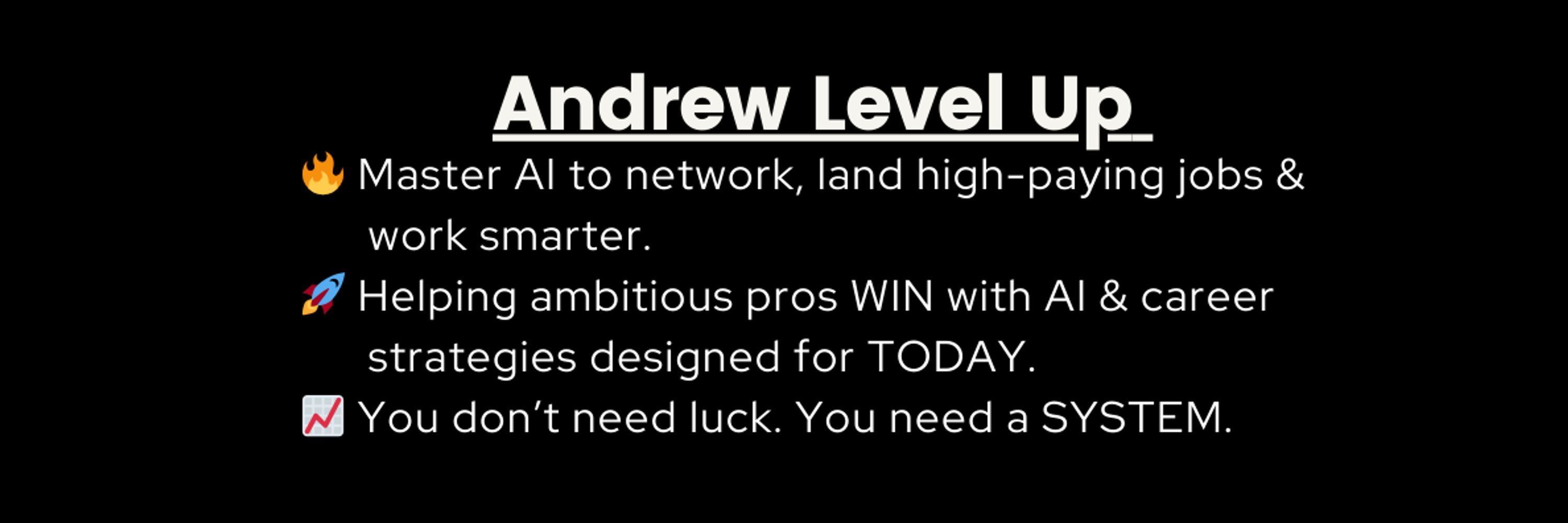 Andrew Olenick | AI & Career Insights