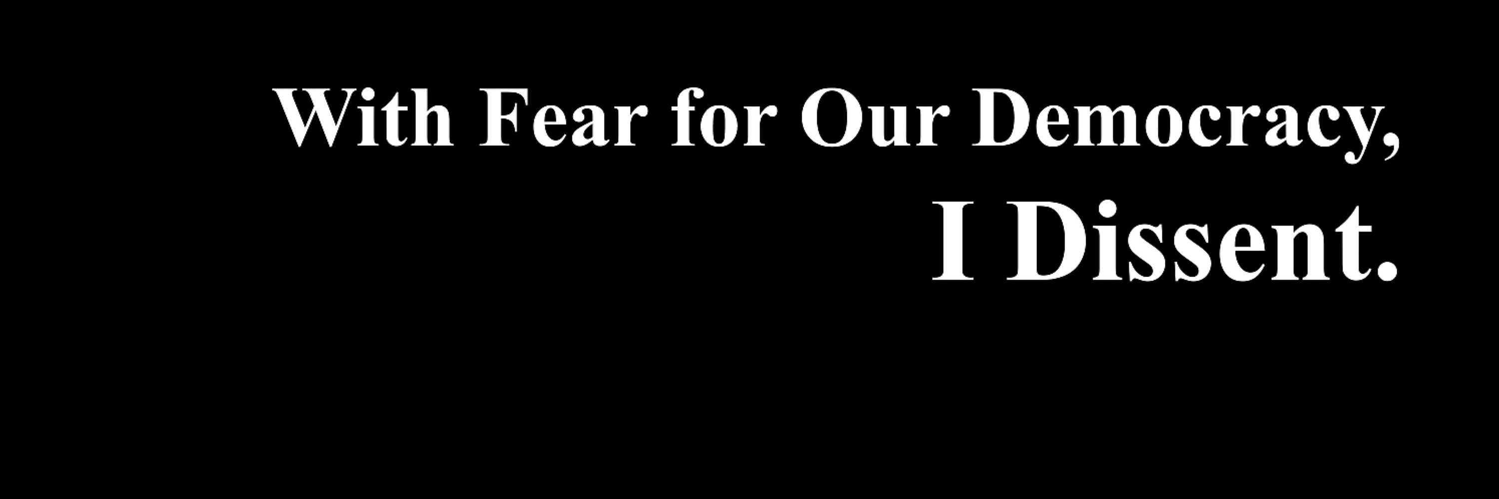 Restore Our Democracy