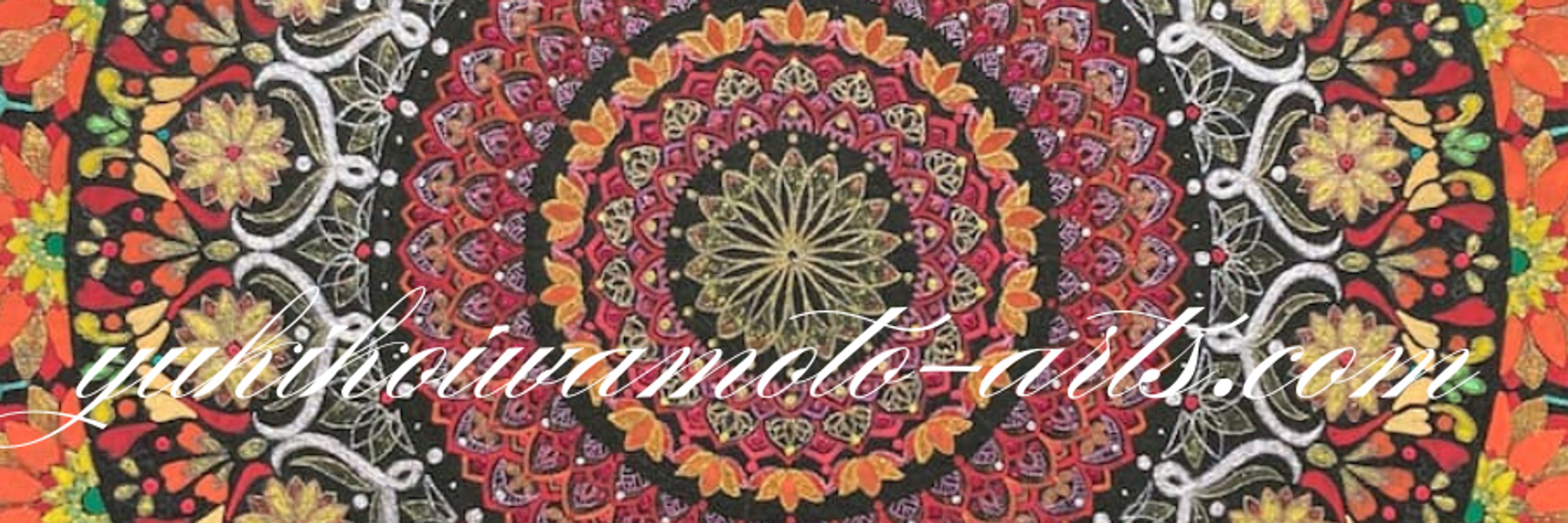 Yukiko Iwamoto@Mandala artist at Okinawa Japan