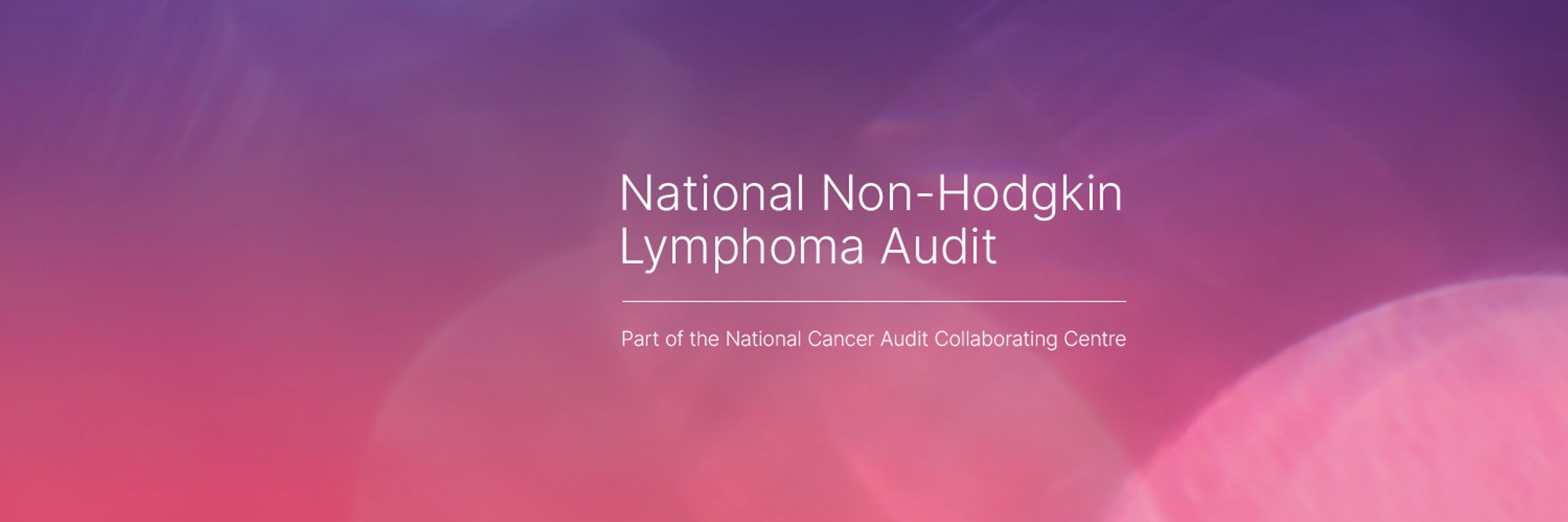 National Non-Hodgkin Lymphoma Audit