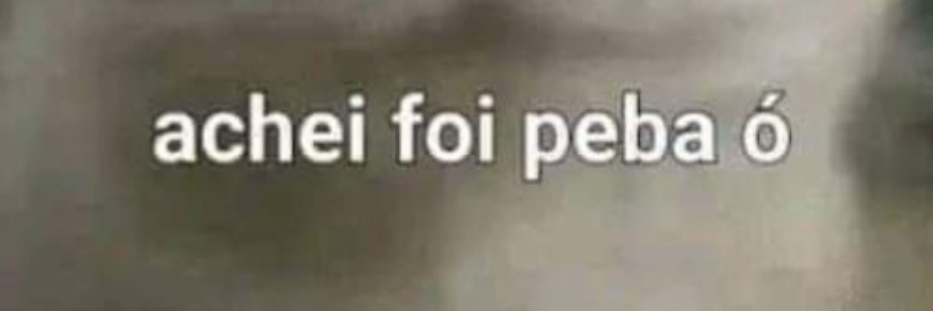 Sou eu caralho 