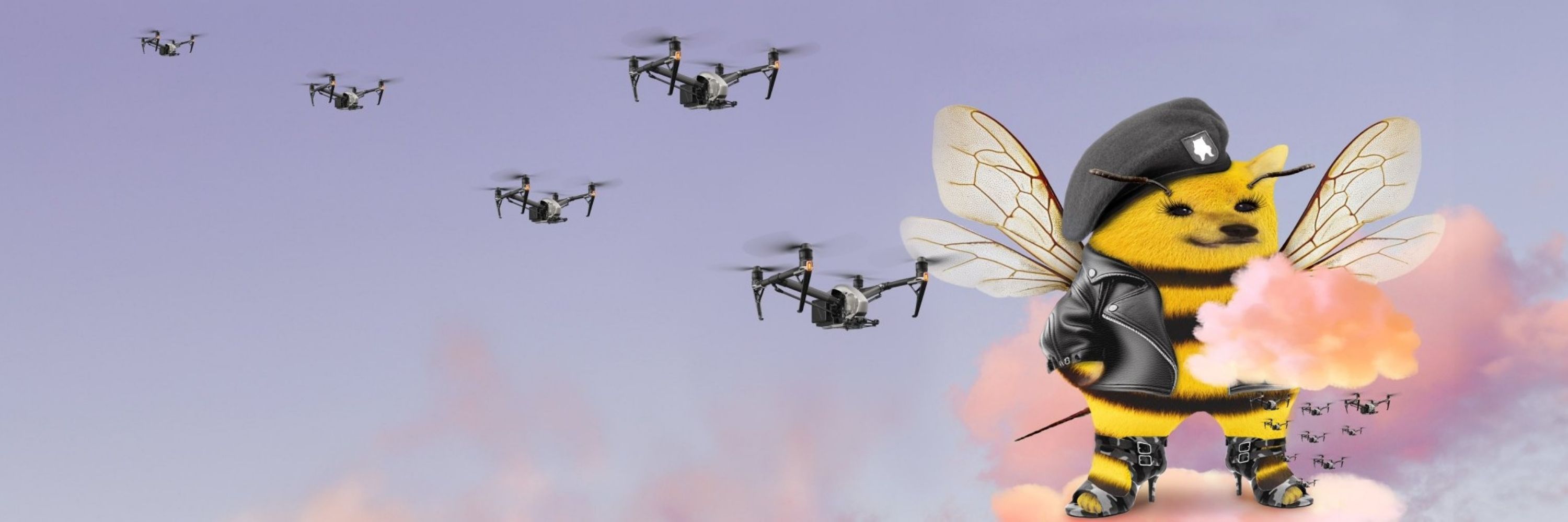 Cloudy with a chance of drones🐝