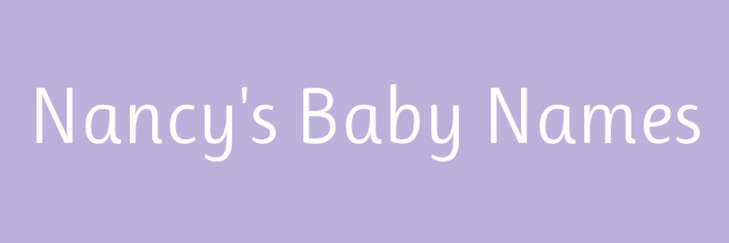 Nancy's Baby Names