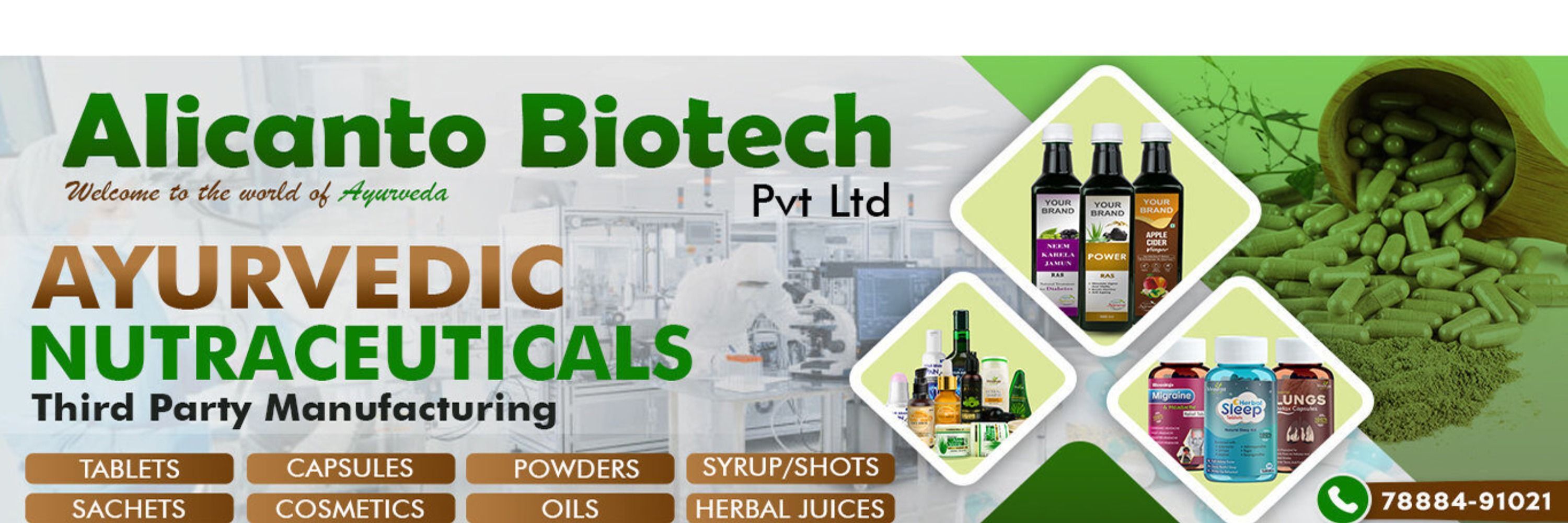 Alicanto Biotech - Ayurvedic Third Party Manufacturing Company