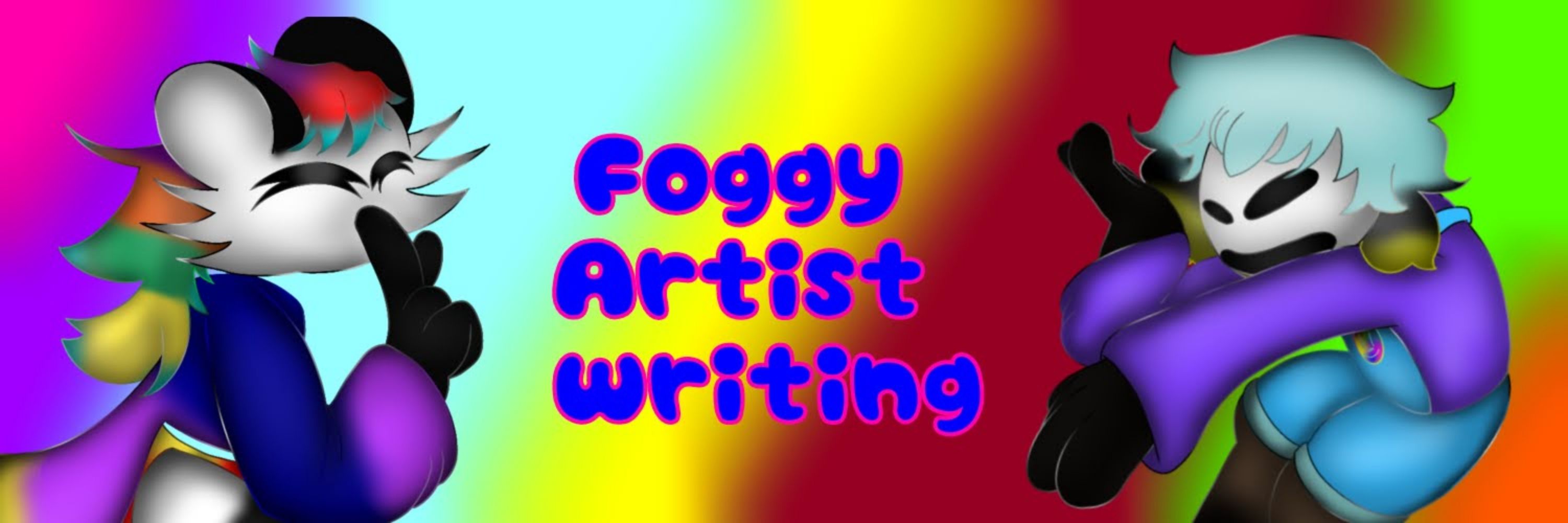 Foggy Artist Writing