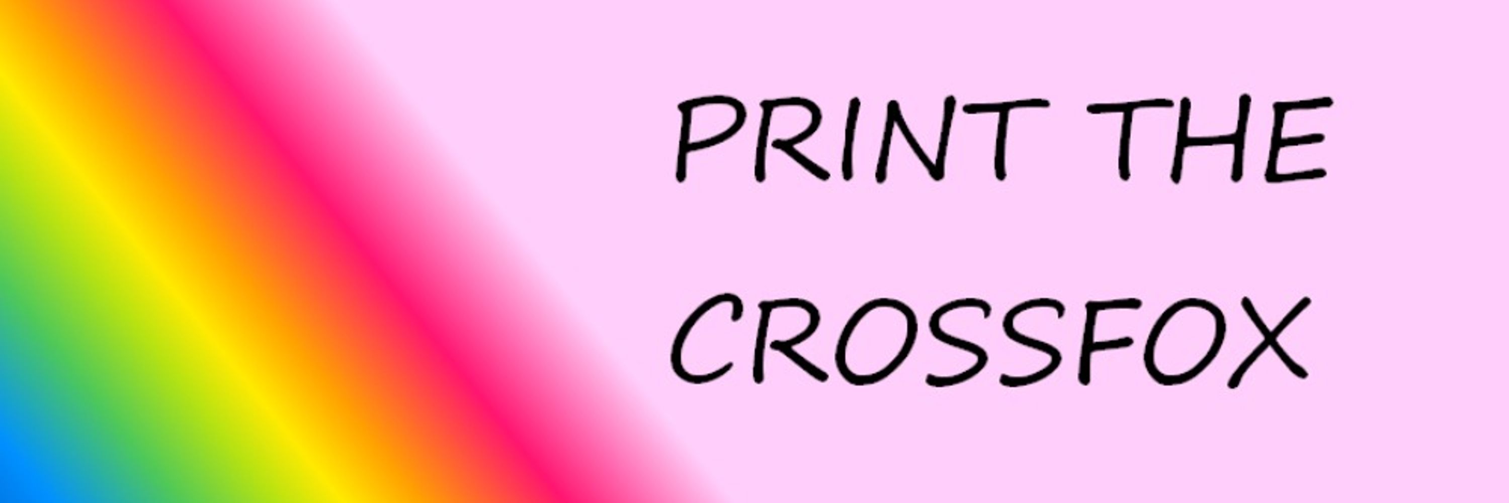 Print The Cross Fox