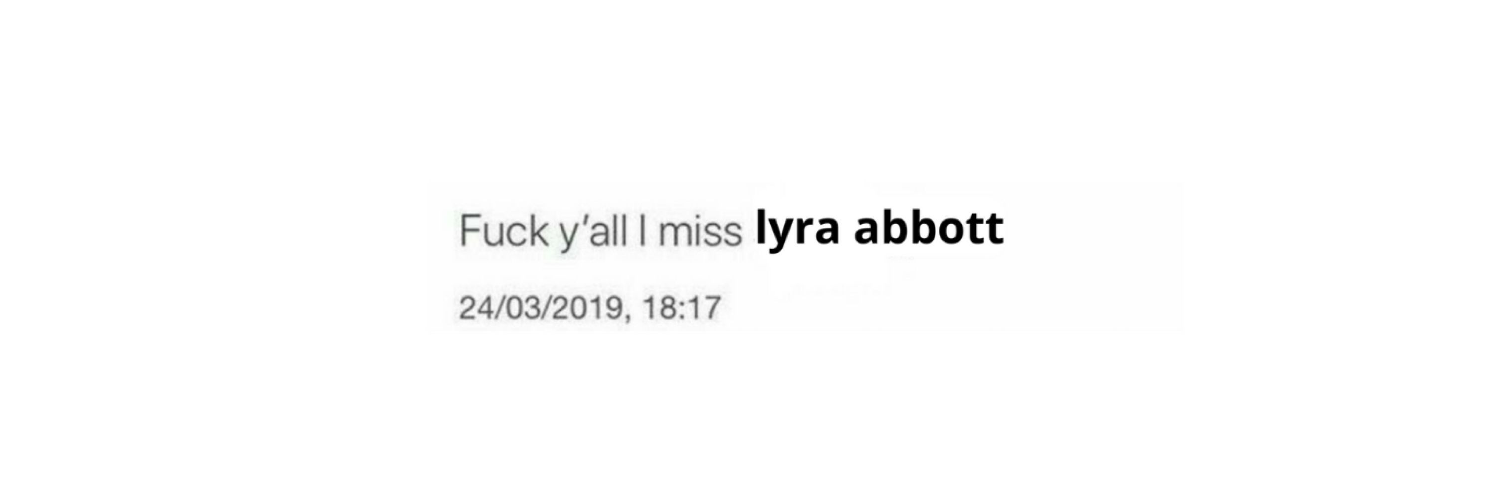 lyra abbott 🔒