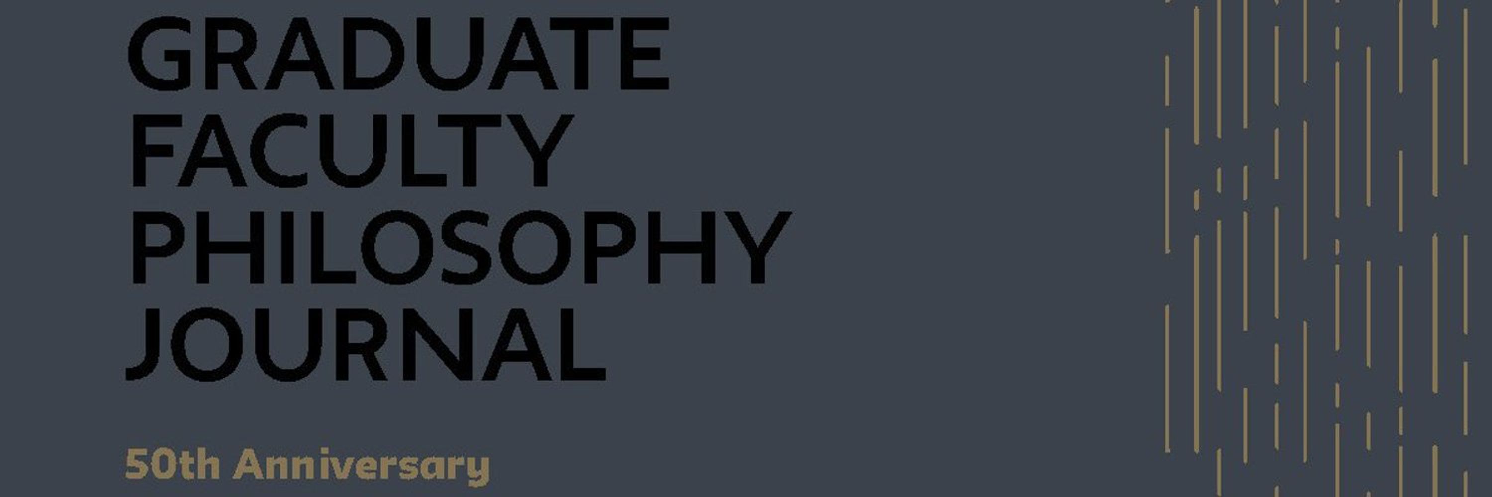 Graduate Faculty Philosophy Journal