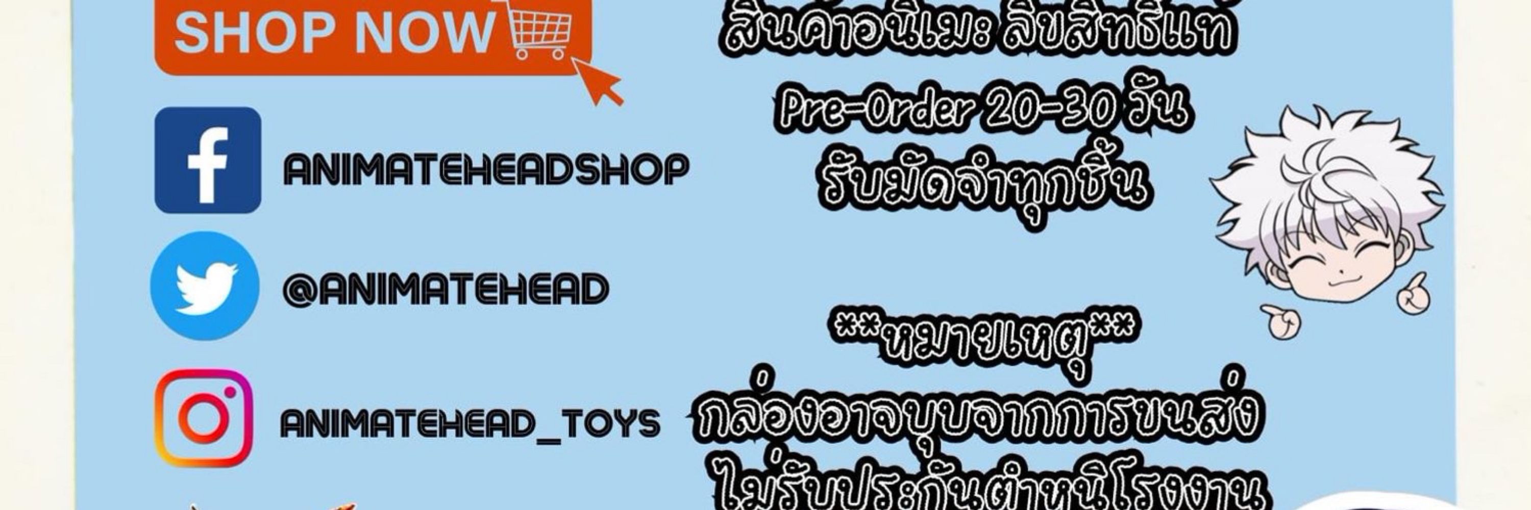 ร้านเมทเฮด ขายกู้ดส์อนิเมะ/arttoys
