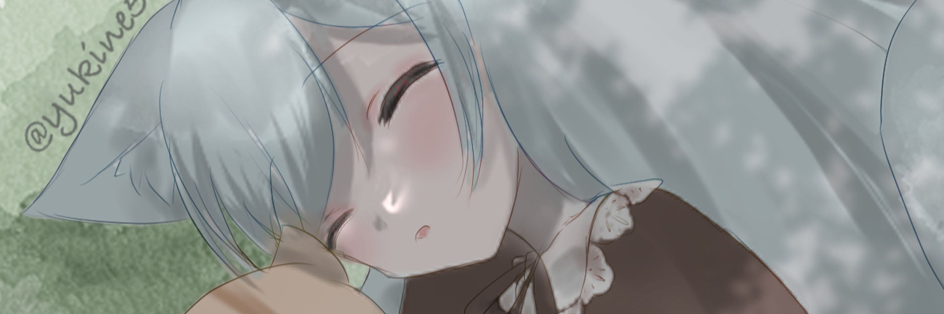 雪ねこ