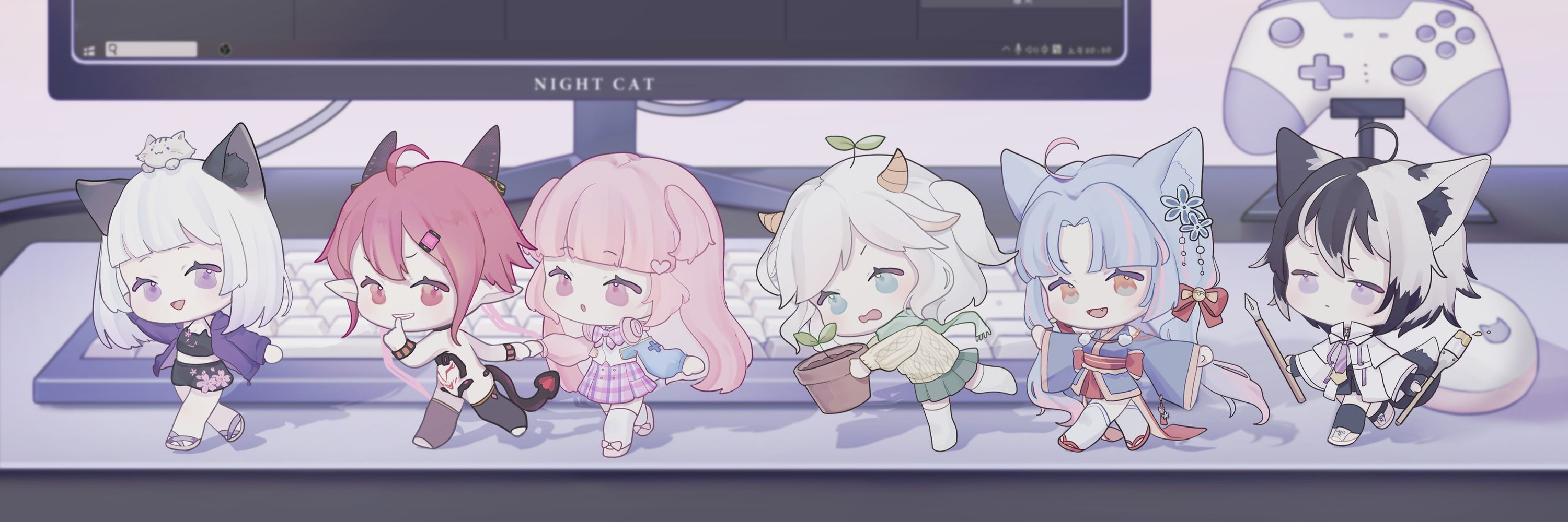 夜貓一枚 ⚝ 兼職實況主