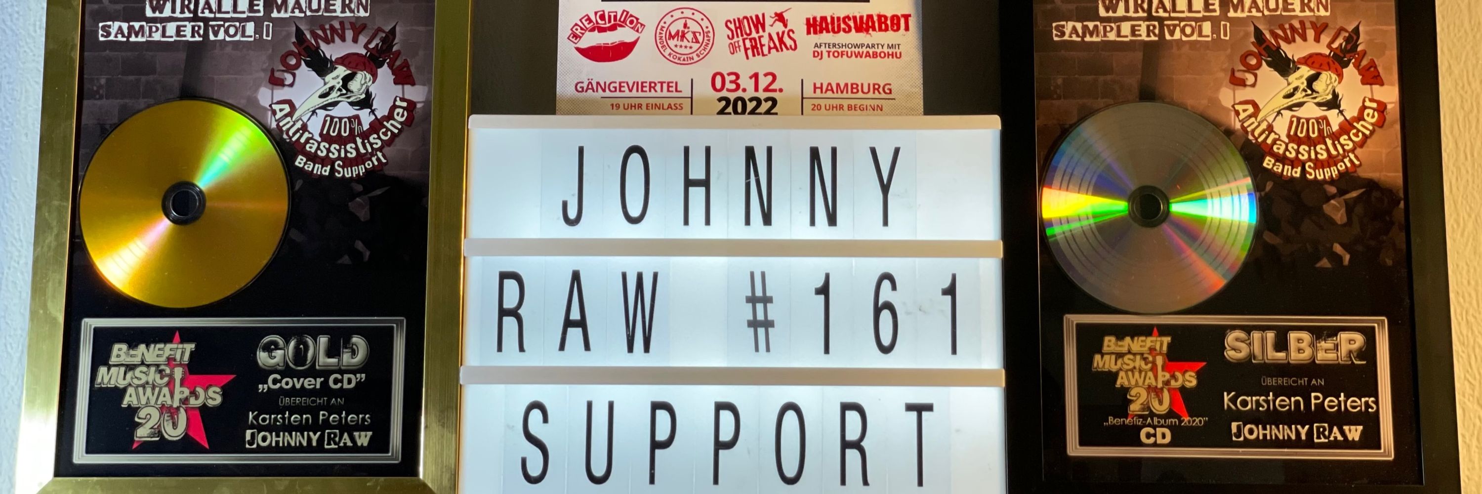 Johnny Raw Support