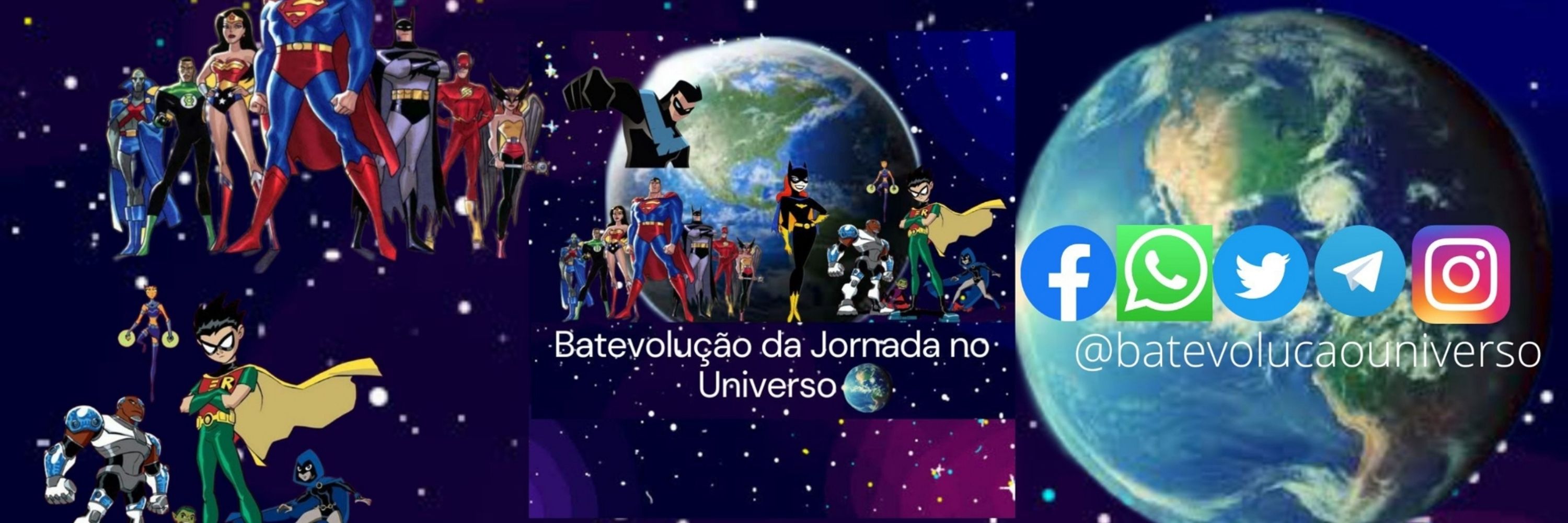 Batevolução da Jornada no Universo 🌍