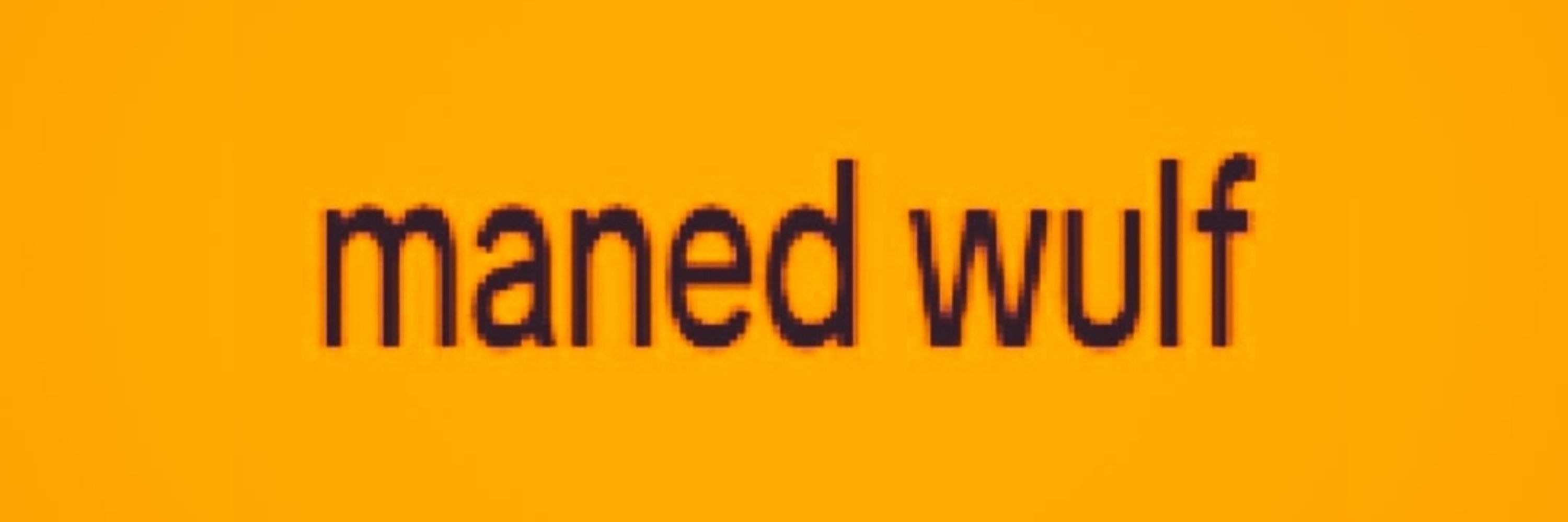 Maned Wulf