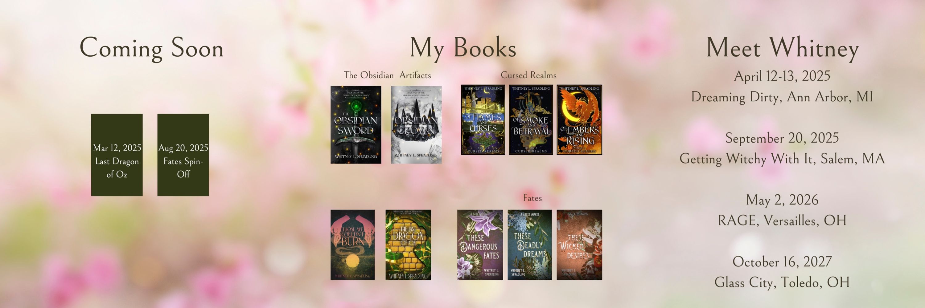 Whitney L. Spradling Author
