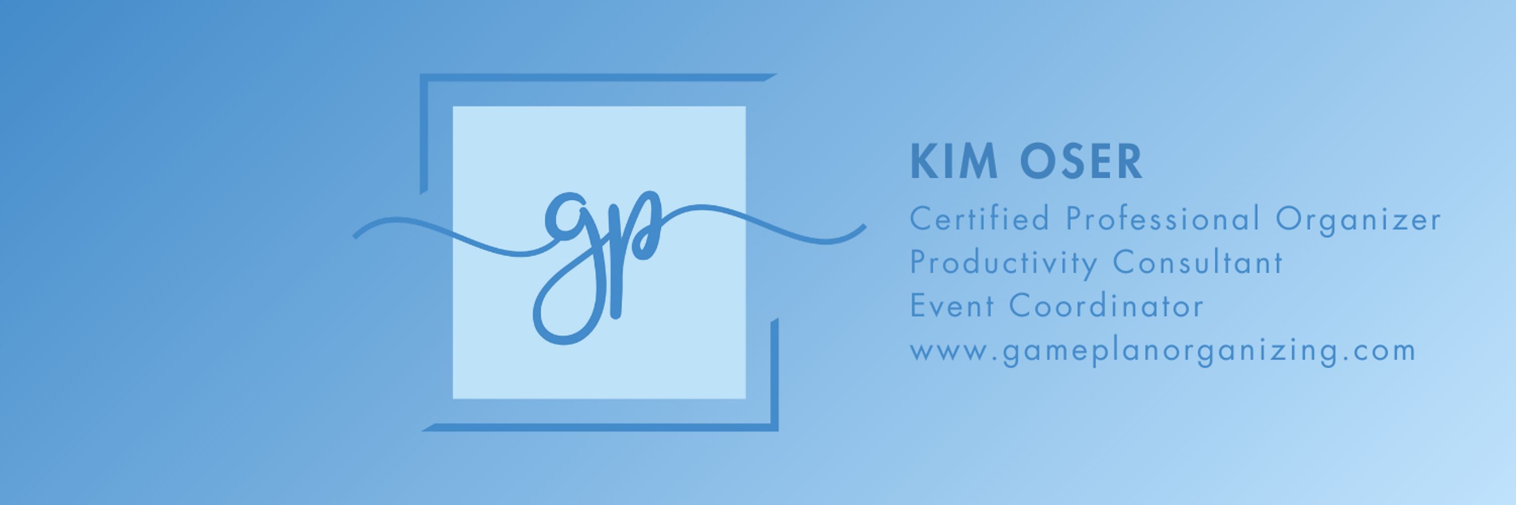 Kim Oser, CPO® | Owner Game Plan Organizing & Productivity