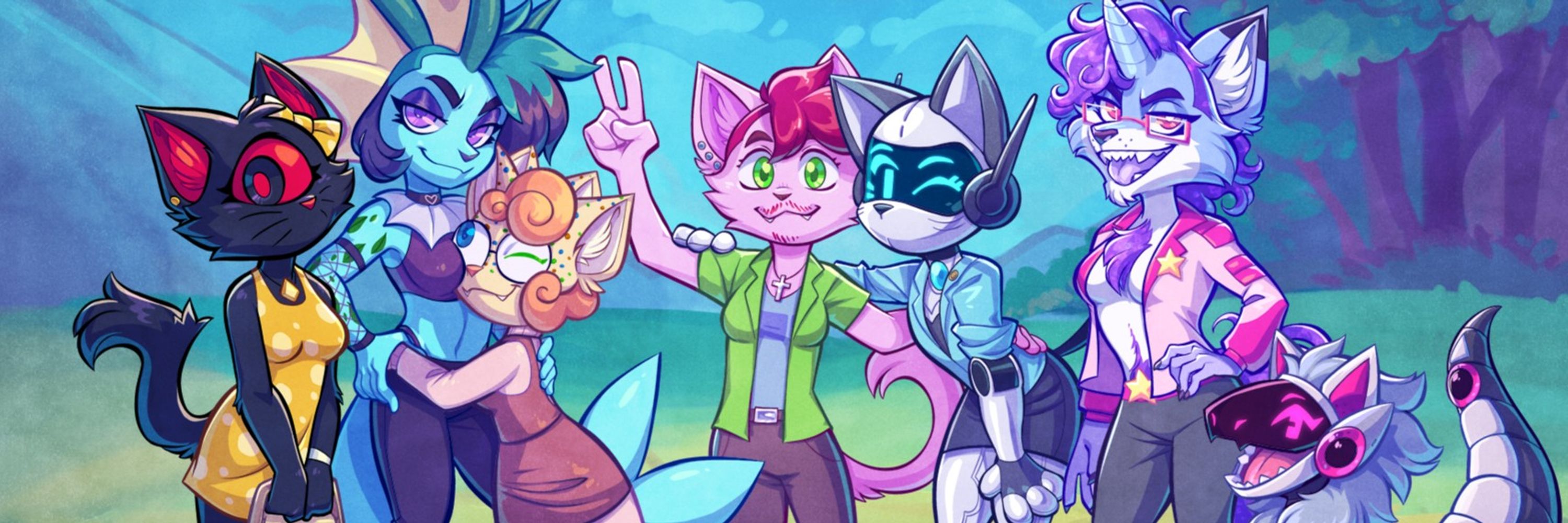 Meow🧡💖💜🖤