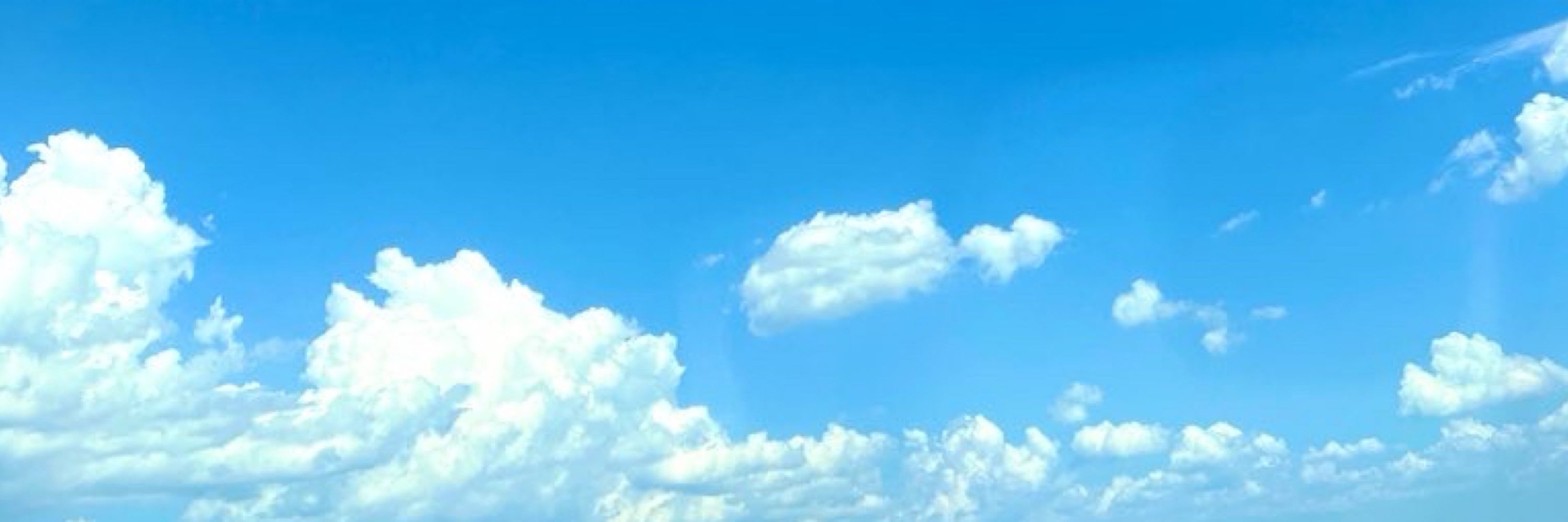 青い空