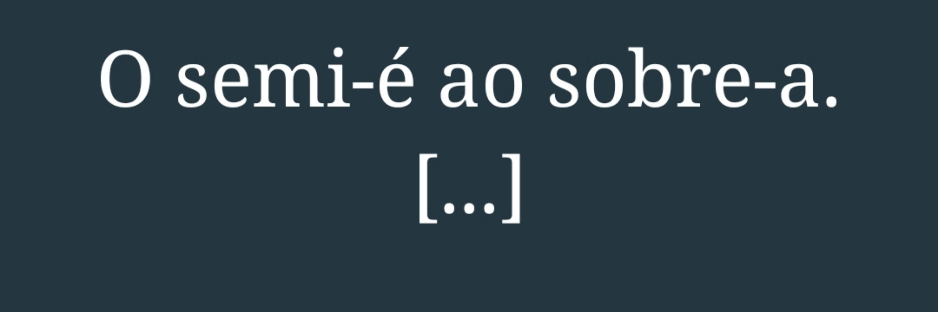 Nihilo est Nihilum