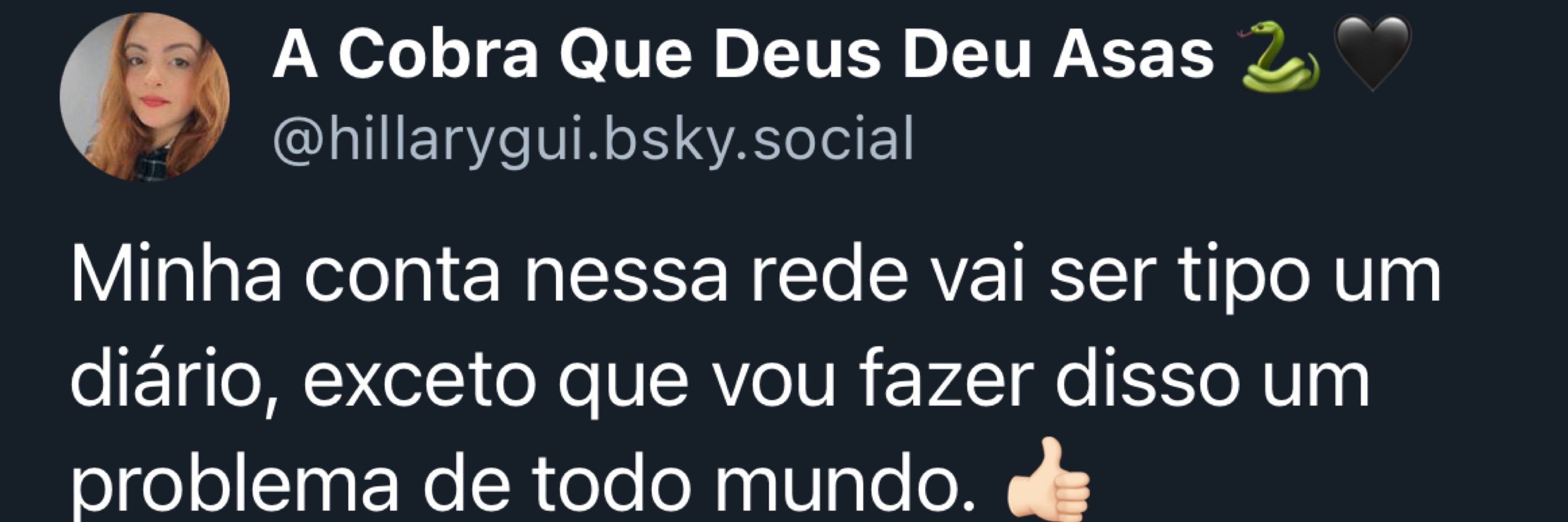A Cobra Que Deus Deu Asas 🐍🖤