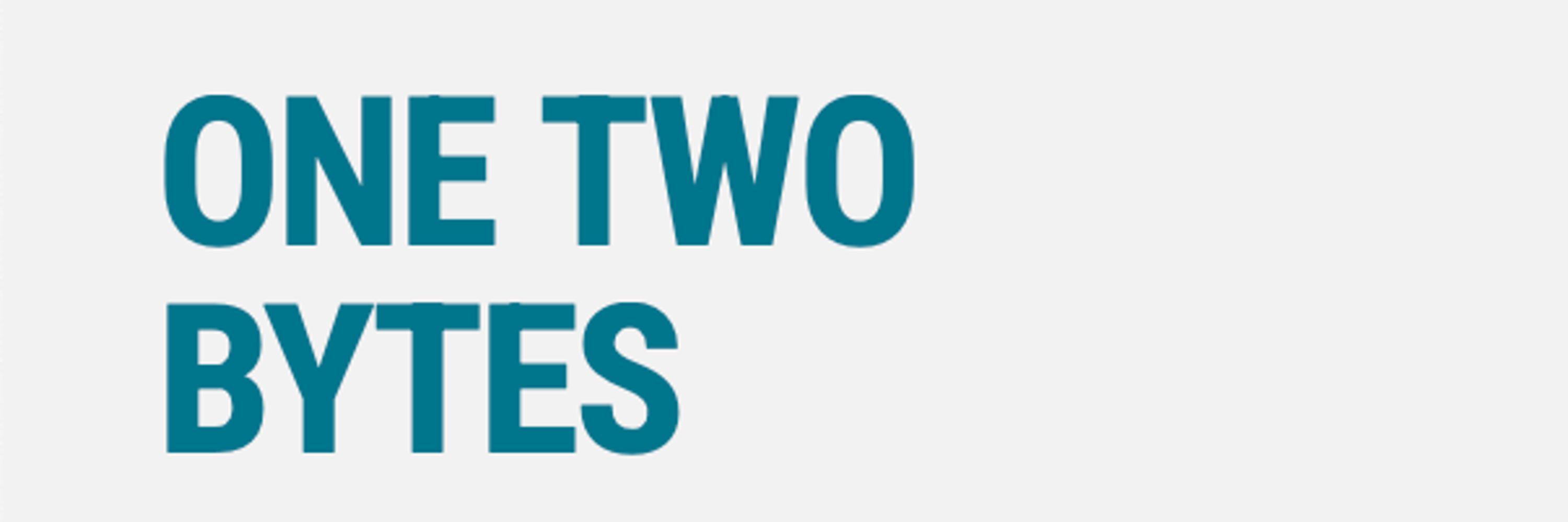 One Two Bytes