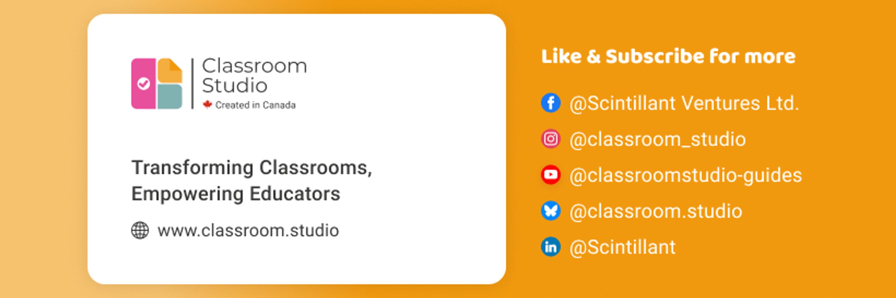 Classroom Studio