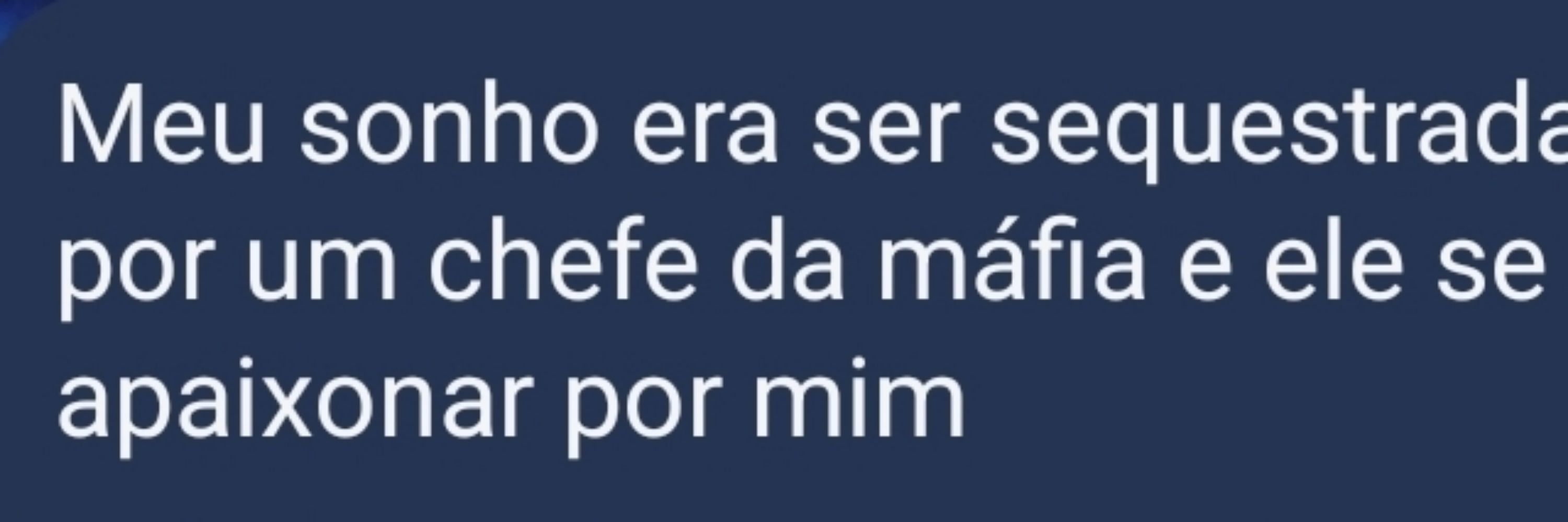 Todo dia um print meio absurdo