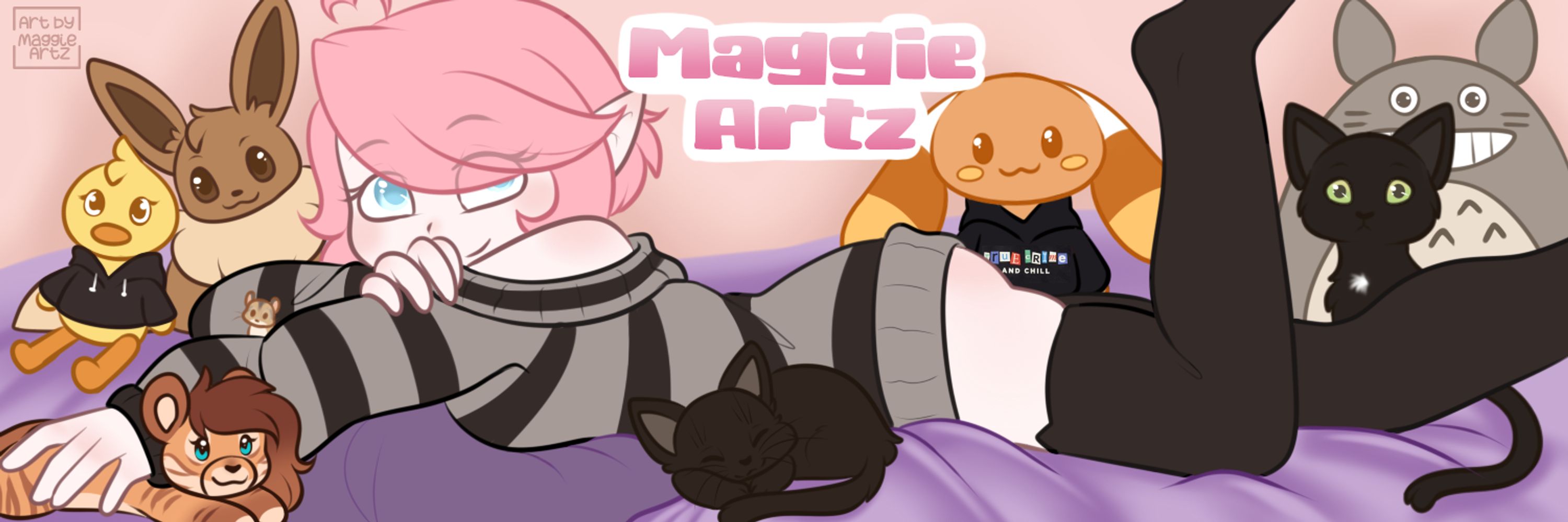 Maggie does art