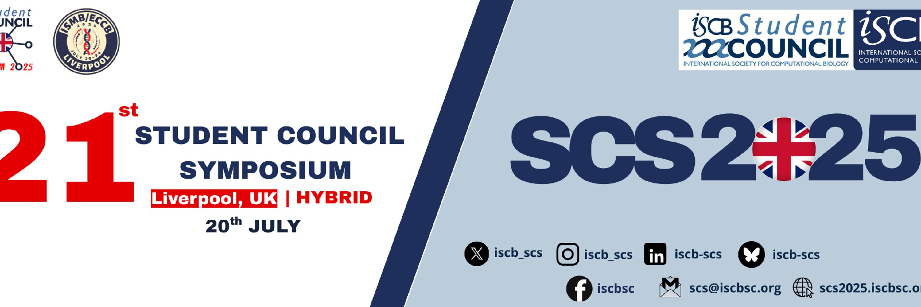ISCB Student Council Symposium (SCS) 2025