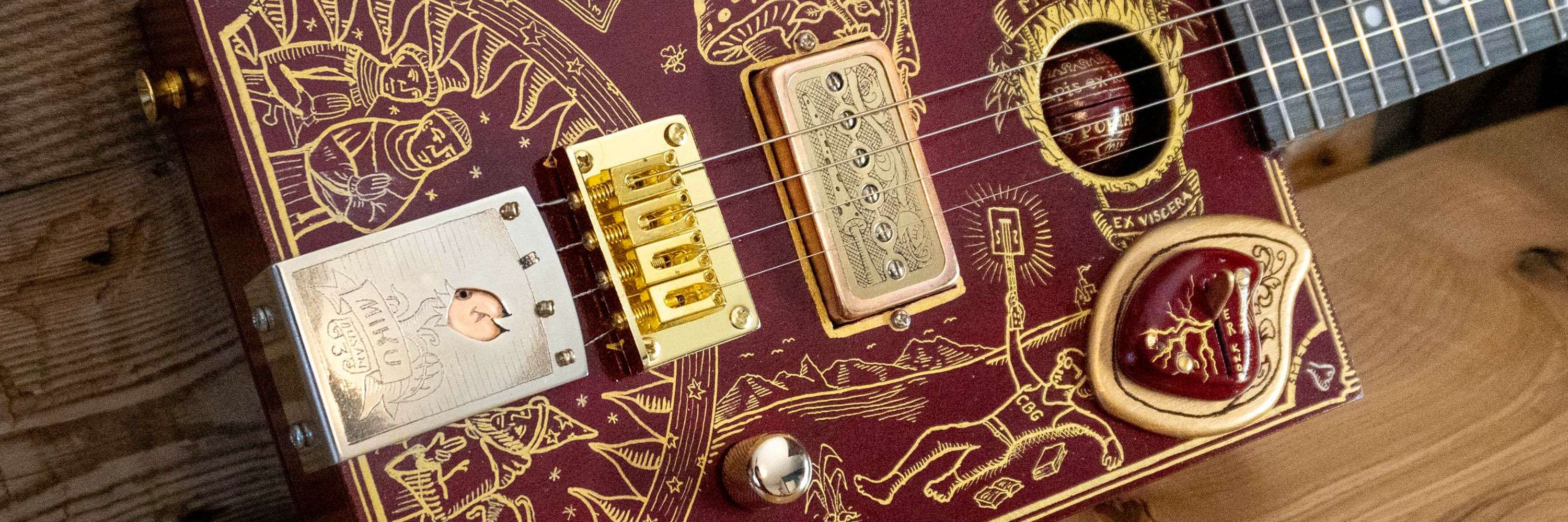 Miku Cigar Box Guitar