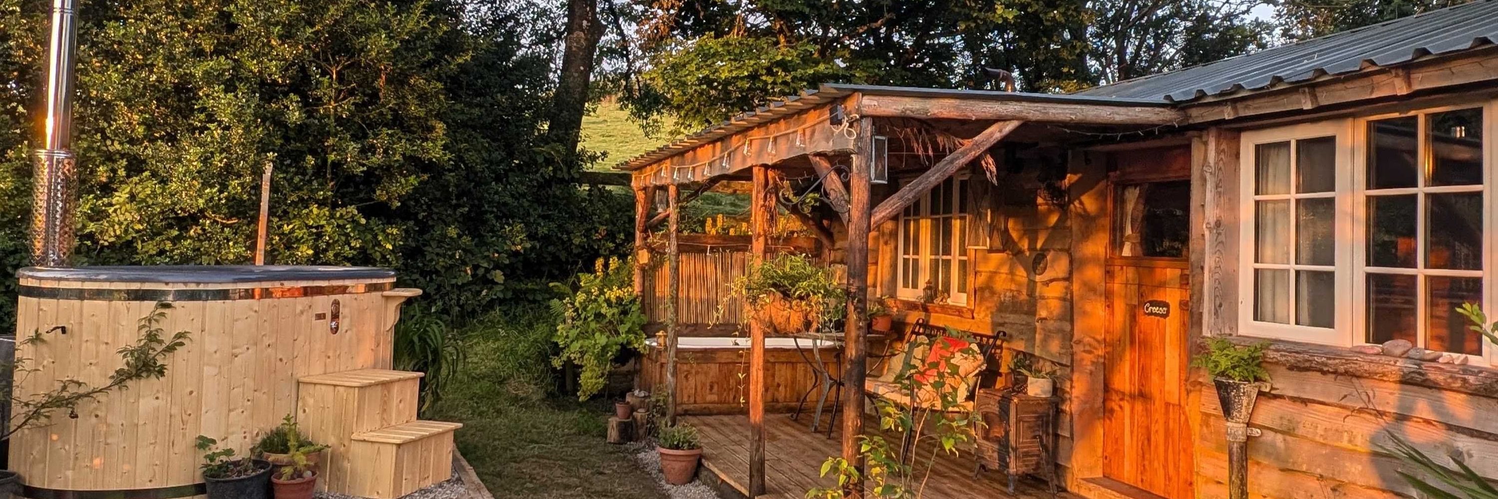 Coety Bach Cabin getaway.  Mid Wales 🏴󠁧󠁢󠁷󠁬󠁳󠁿