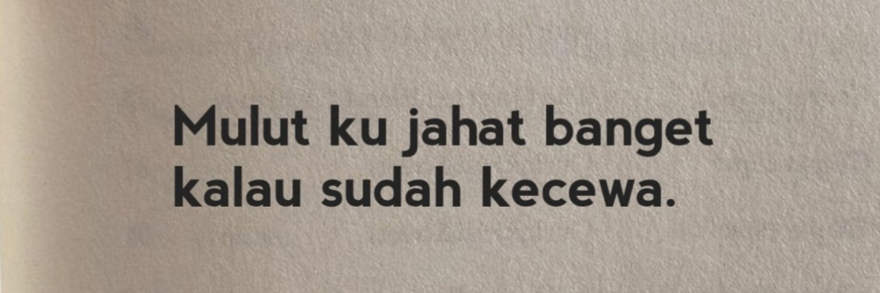 aku bukan siapa-siapa