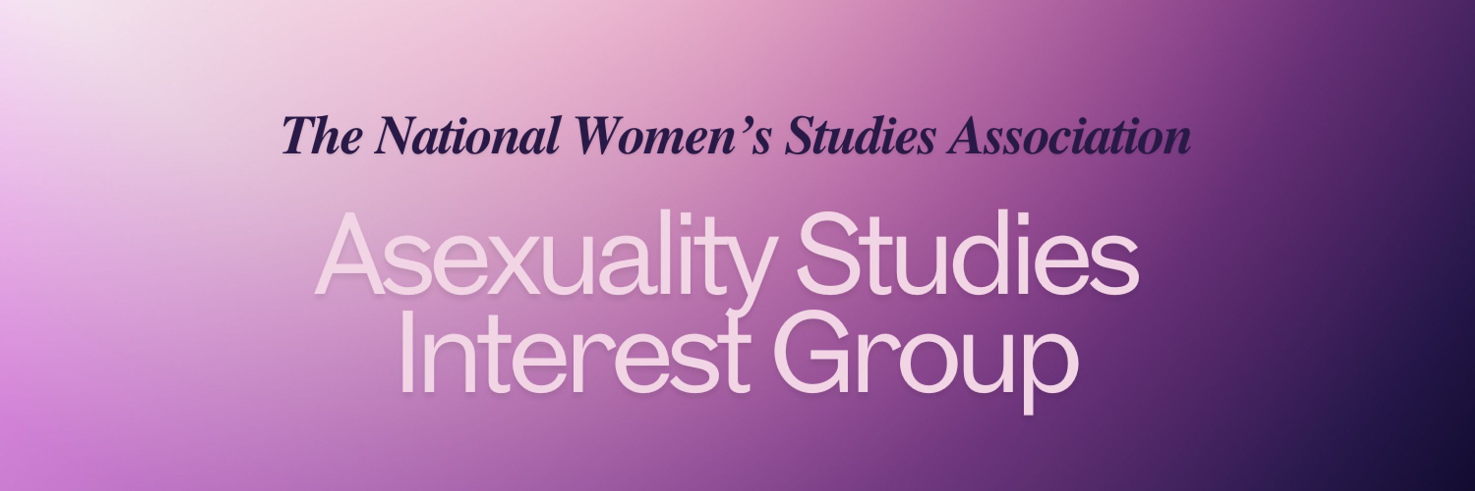 Asexuality Studies Interest Group @ NWSA