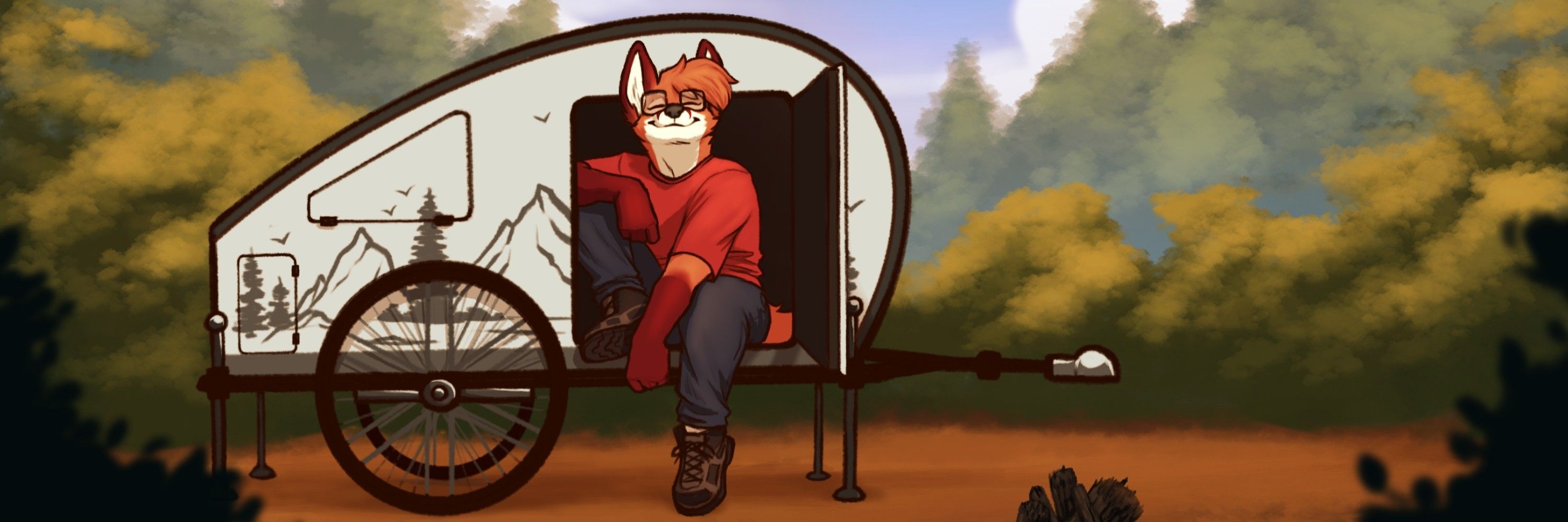 Aaron the Nomadic Cascade Red Fox🔞
