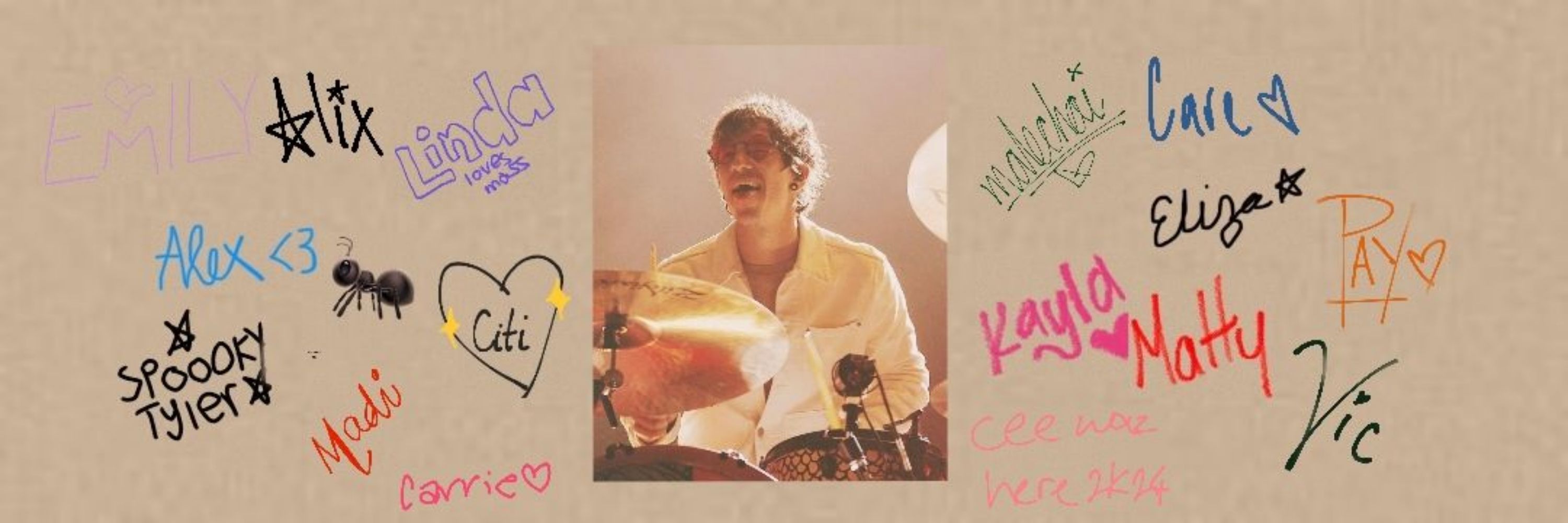 moss ⊬ 🌟 got setlist from hozier himself !