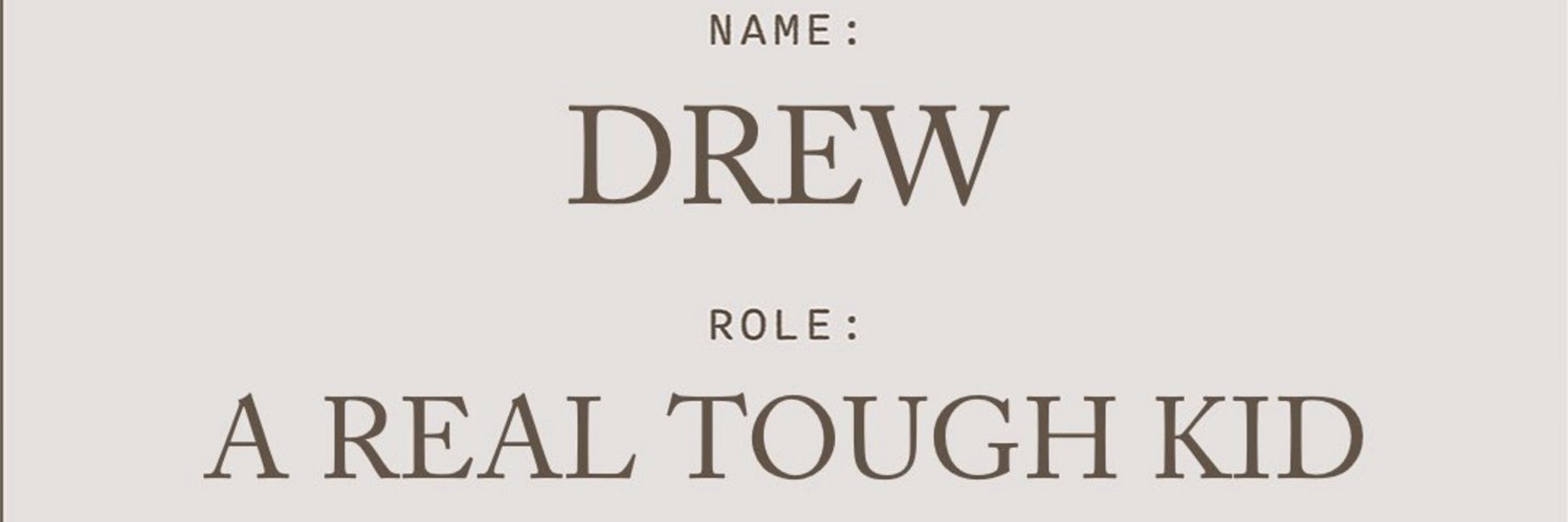 Drew (Taylor’s Version)