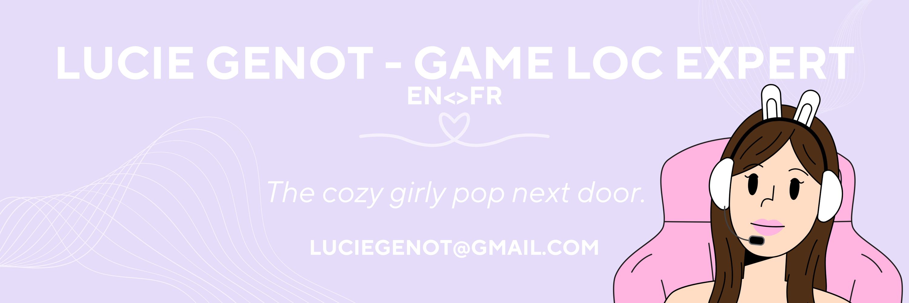Lucie Genot - Game Loc Expert 🇬🇧🇫🇷