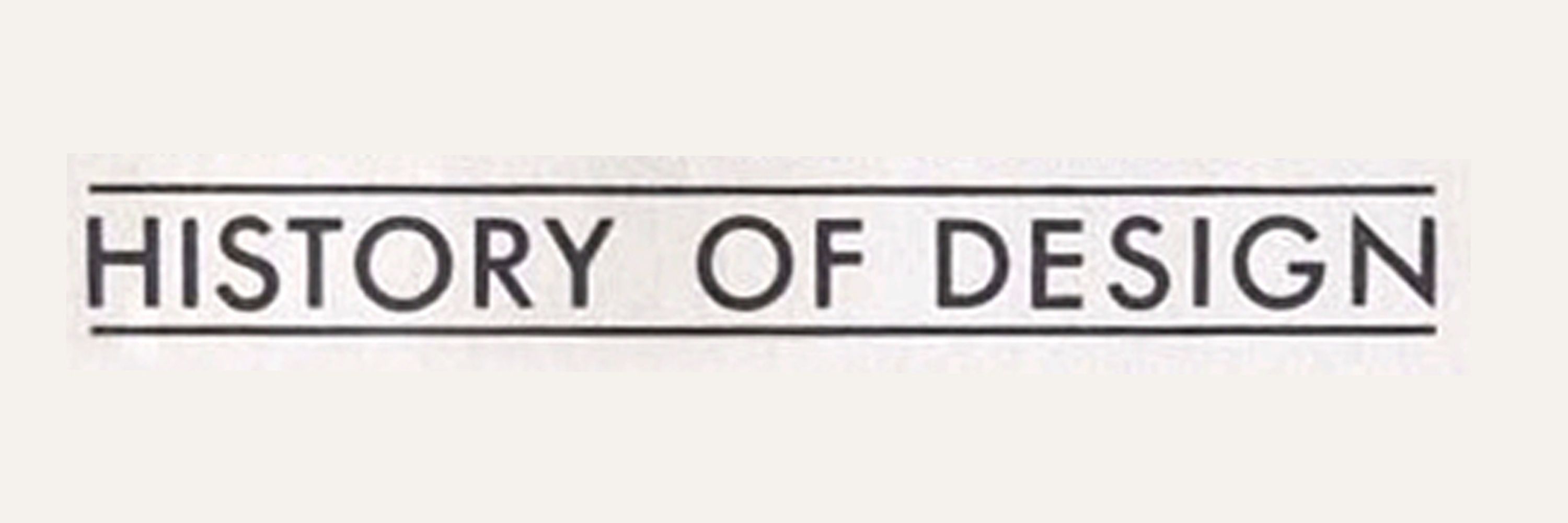 V&A/RCA History of Design MA Programme