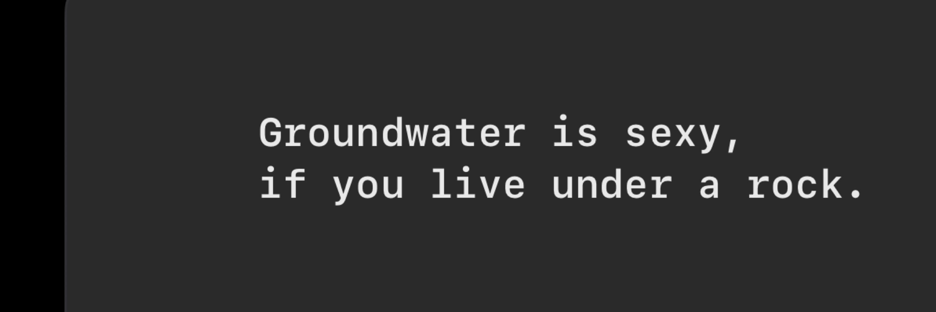 Groundwater Geek