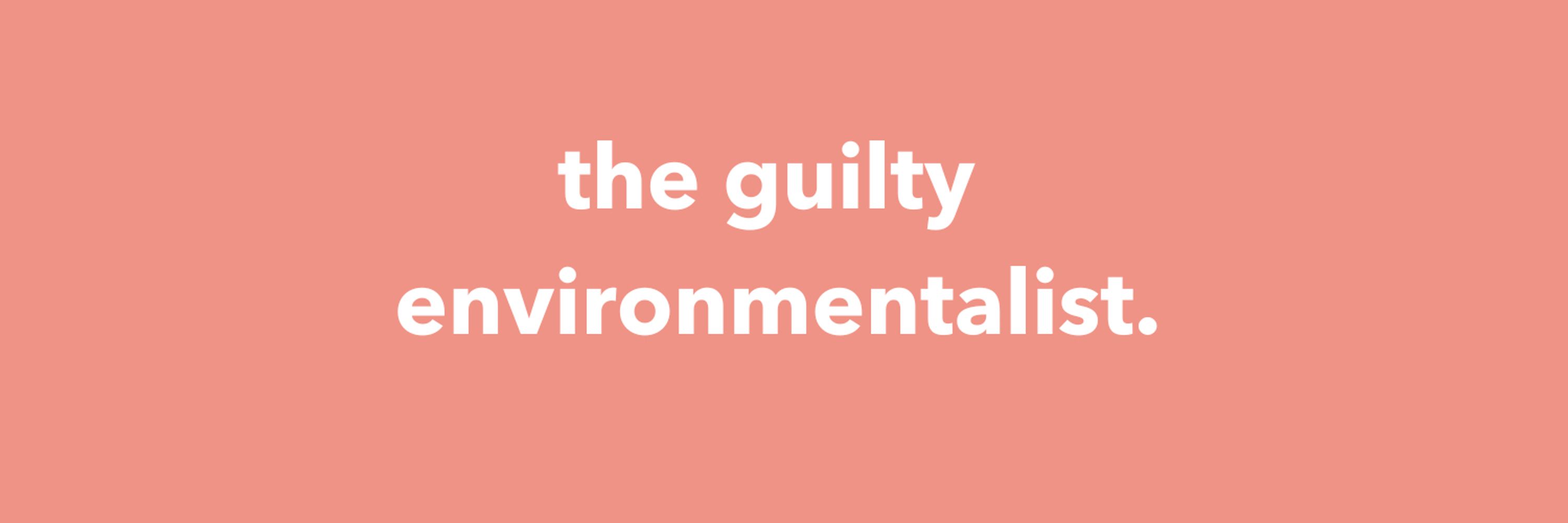 The Guilty Environmentalist
