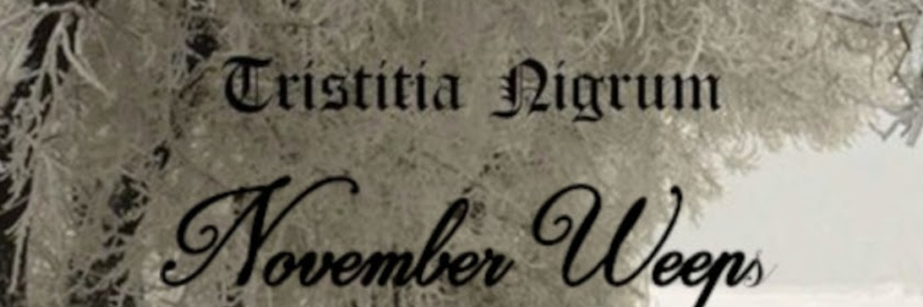Tristitia Nigrum & November Weeps