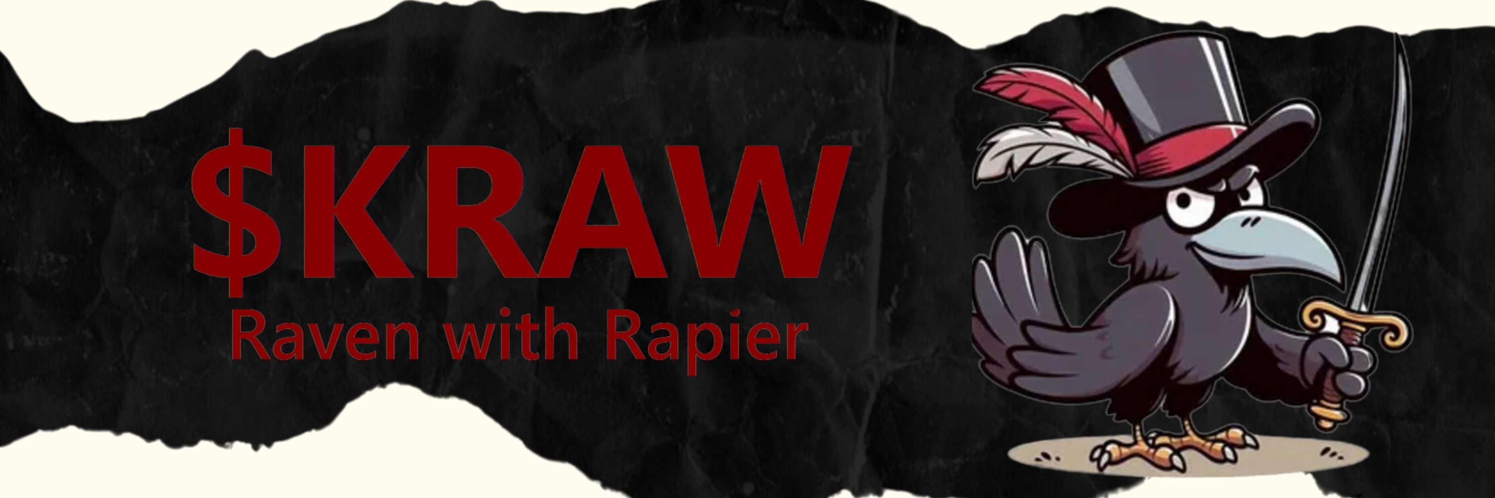 Raven with Rapier