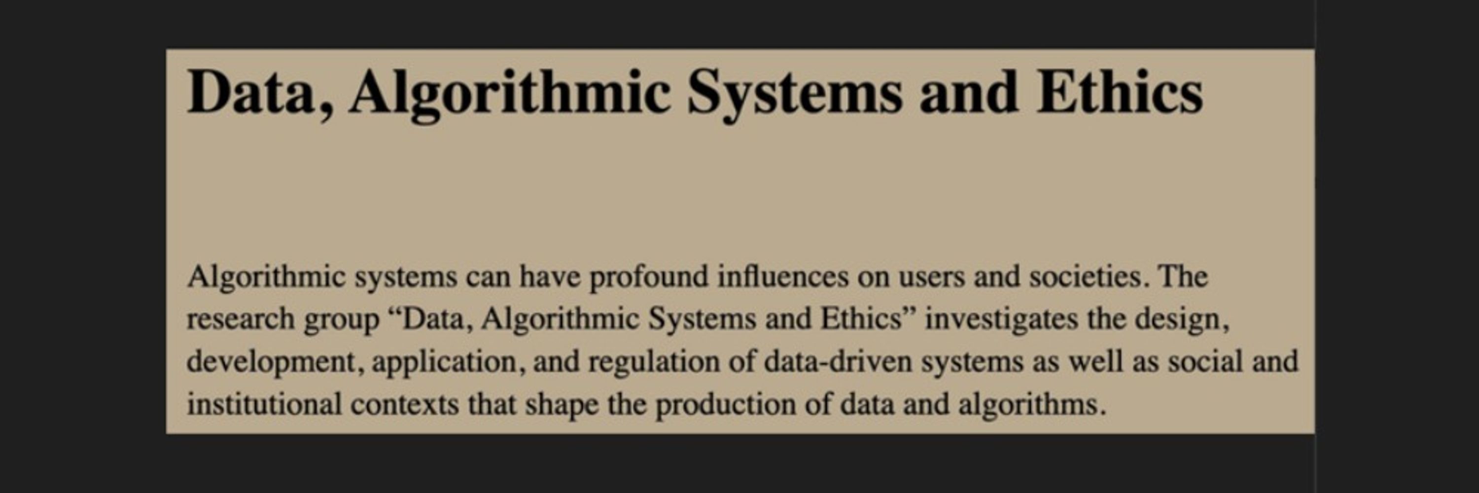 Critical AI Lab