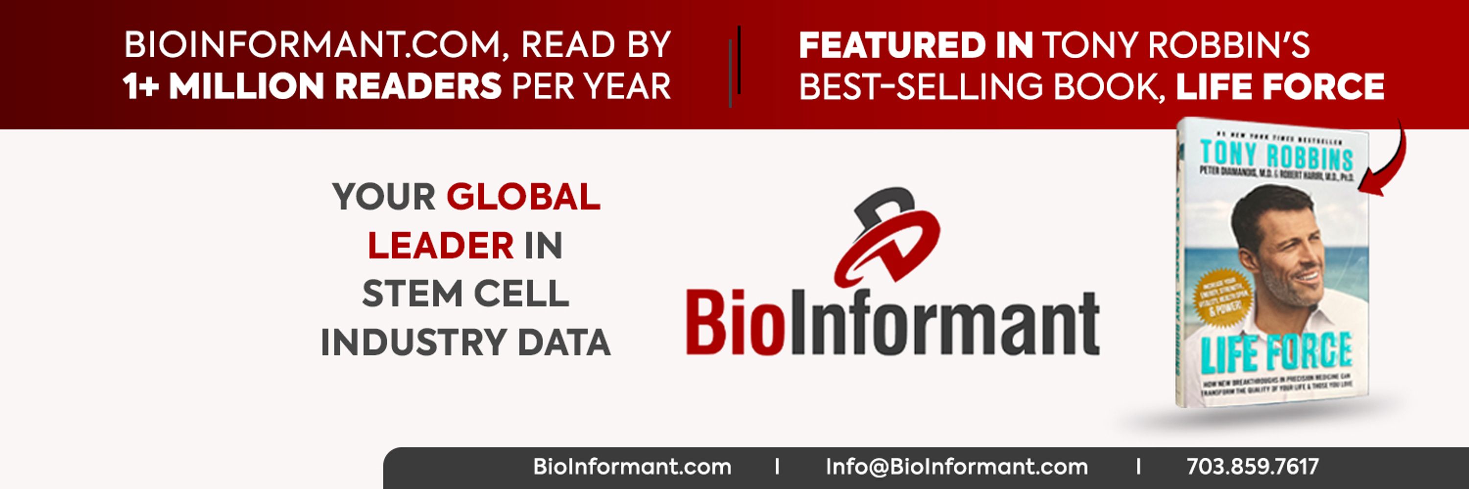 BioInformant - Stem Cell Industry News
