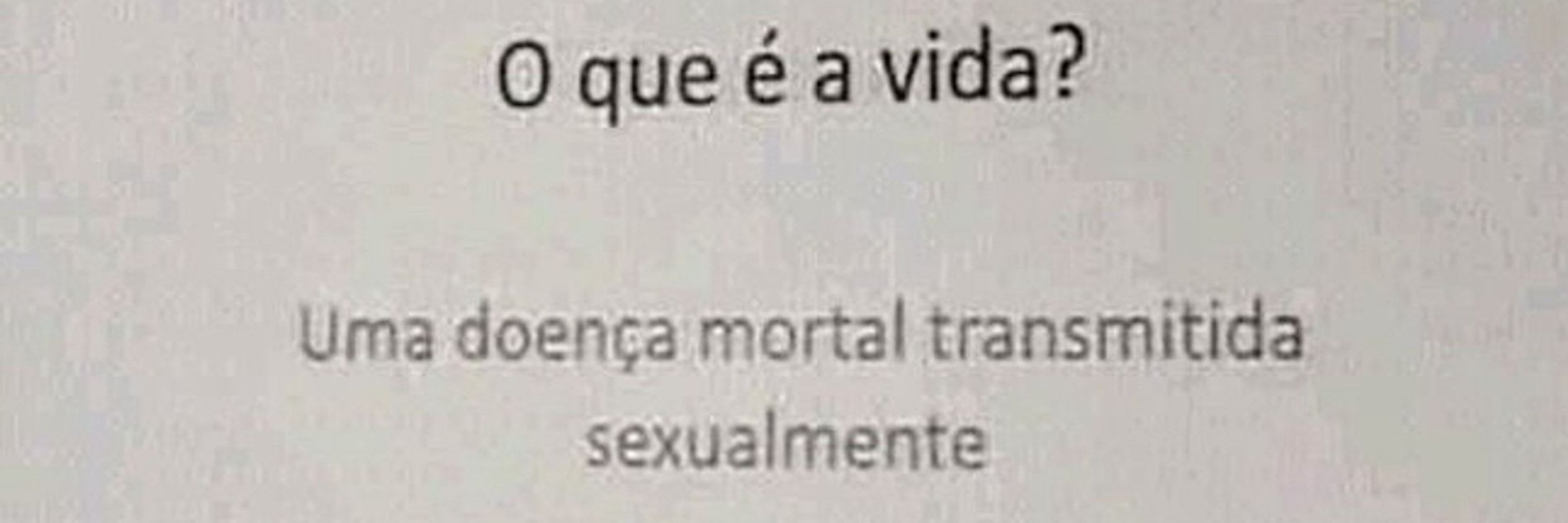 Não interessa