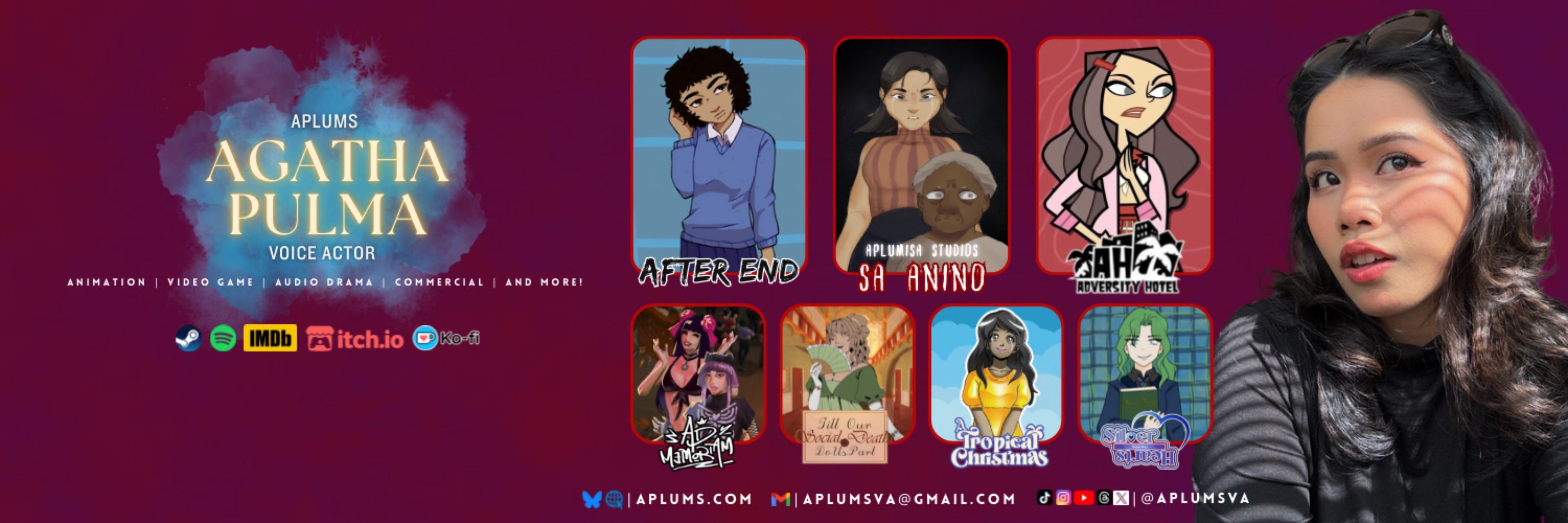 Agatha Pulma (Aplums) | Voice Actor 🎙️