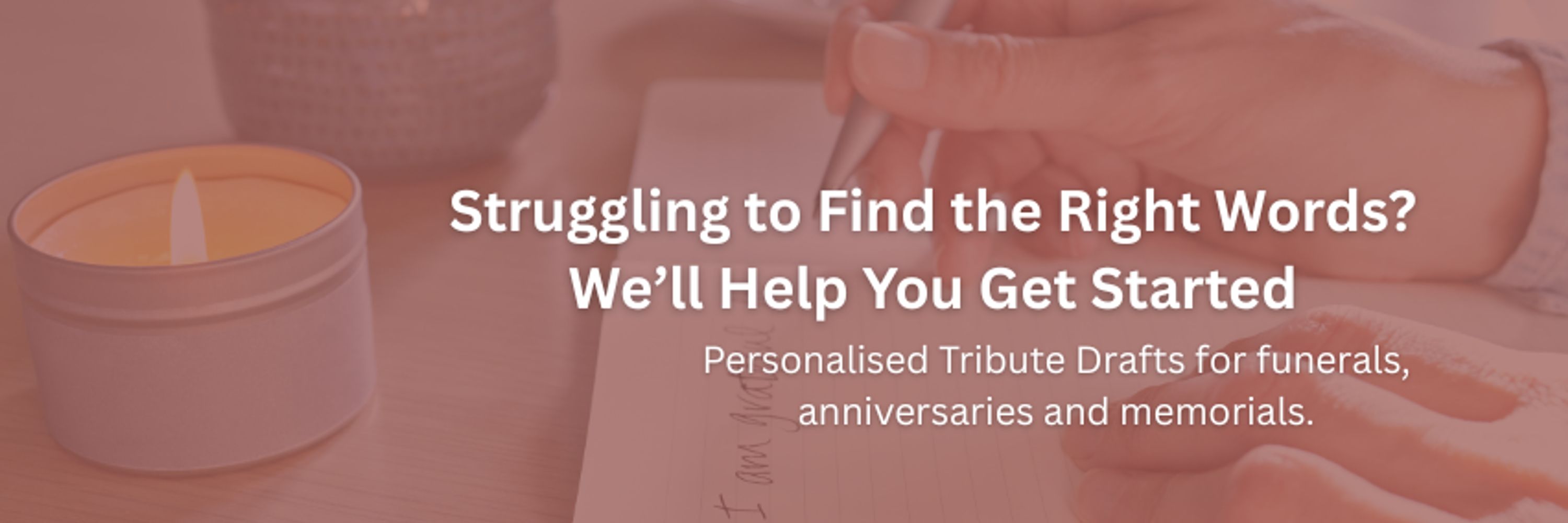 Dignity Bereavement Writing Services