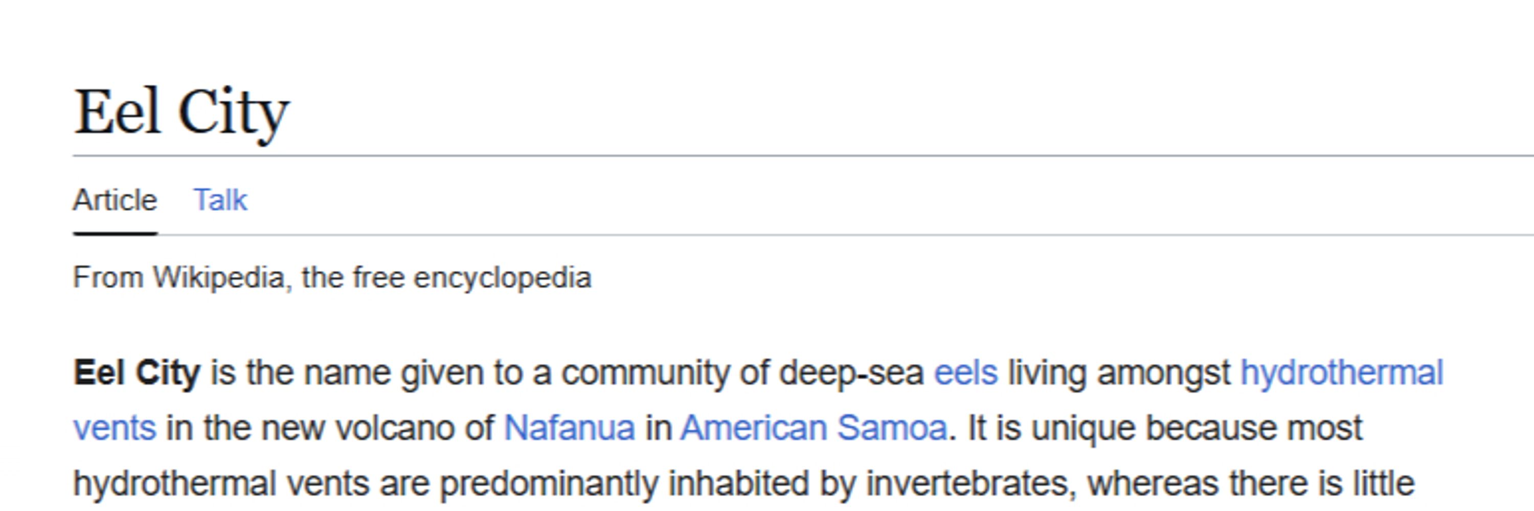 eel