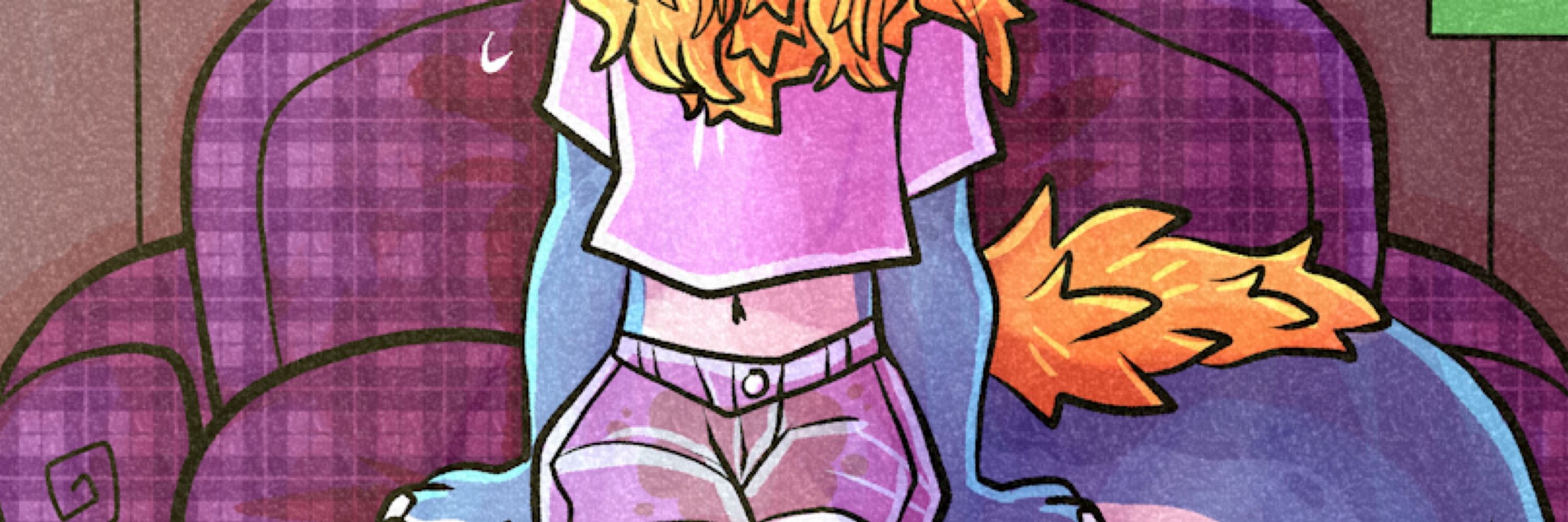 a small stinky dragon girl