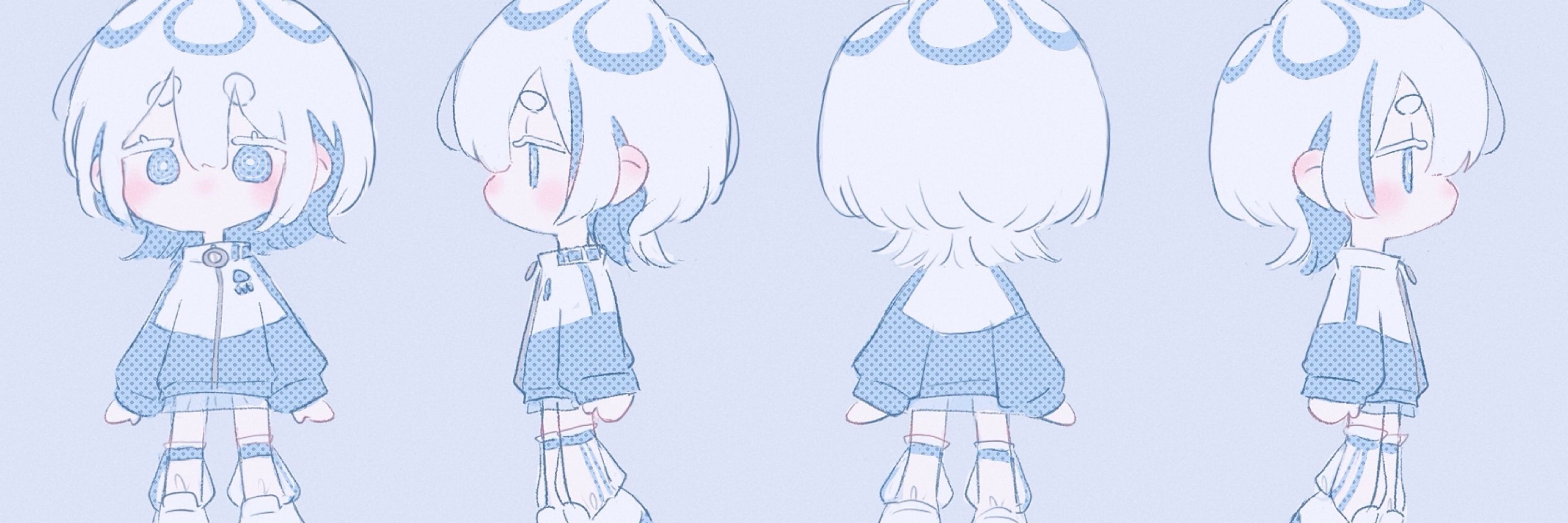蒼い海月